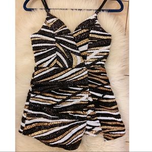 LUXXEL Sequin Romper